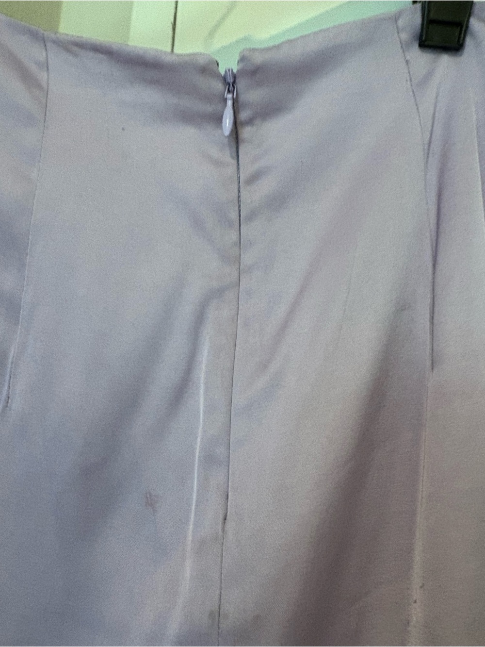 Lilac Satin Maxi Slip Skirt - Picture 7 of 7